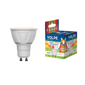 Лампа светодиодная LED 5вт 175-250в GU10 3000К - UNIEL