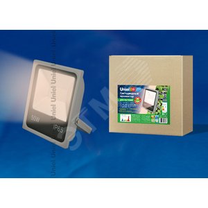 Прожектор светодиодный для растений ULF-P40-50W/SPFR IP65 110-265В GREY спектр для фотосинтеза Uniel - UNIEL