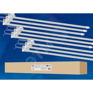 ULY-P91-20W/SPFR/K IP65 AC220V CLEAR KIT09 Светильник для растений светодиодный линейный, 1200мм. Спектр для фотосинтеза. В составе набора из 9-ти штук. TM Uniel (ULY-P91-0009) - фото 2