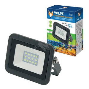 ULF-Q511 10W/GREEN IP65 220-240В BLACK Прожектор светодиодный. Зеленый свет. Корпус черный. ТМ Volpe (ULF-Q511-1043) - UNIEL