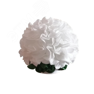 Светильник Гортензия Северное сияние ULW-R07 T/RGB+WHITE/150C/A со сменными лампами (в/к) многоцветная + белая E27 Плафон D150мм прозрачный Белое основание TM Uniel - UNIEL