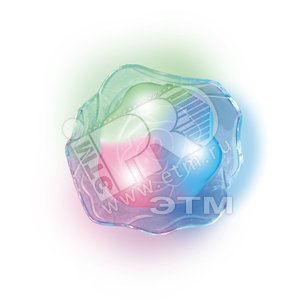 Ночник светодиодный  DTL302 0,5W 4LED триколор (красный, синий, зеленый) Роза Uniel - UNIEL