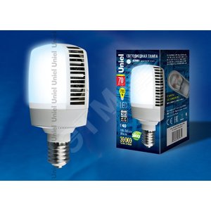 Лампа светодиодная LED 70вт 100-265в E40 6500К M105 матовая 2