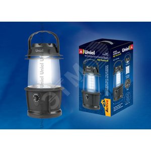 Фонарь светодиодный S-TL014-B Black LED           кемпинговый  пластик - UNIEL