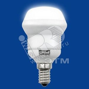 Лампа энергосберегающая зеркальная ЗК КЛЛ 9/840 Е14 D50х98 (05270) - UNIEL