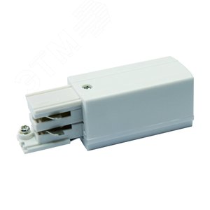 Ввод питания для шинопровода Трехфазный Левый белый UBX-A02 WHITE 1 POLYBAG