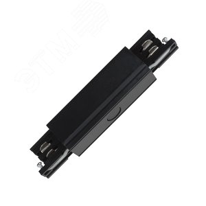 Соединитель для шинопроводов прямой внешний Трехфазный черный UBX-A12 BLACK 1 POLYBAG - UNIEL