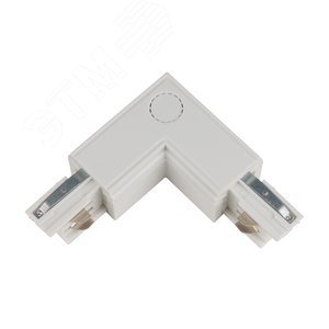 Соединитель для шинопроводов L-образный Внешний Трехфазный белый UBX-A21 WHITE 1 POLYBAG