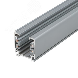 Шинопровод осветительный, тип А Трехфазный серебряный Длина 1 м UBX-AS4 SILVER 100 POLYBAG - UNIEL