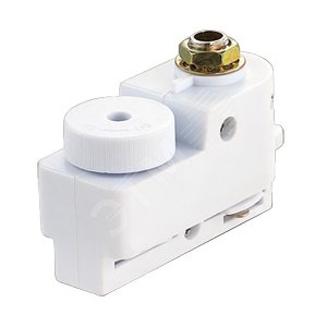 Адаптер для однофазного шинопровода белый UBX-Q121 K61 WHITE 1 POLYBAG (10574) - UNIEL