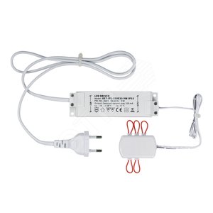 Драйвер UET-IPL-350E33 9W IP33 6 выходов для      светодиодов с вилкой - UNIEL