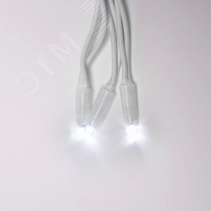 Гирлянда Занавес светодиодный с эффектом мерцания 3х2 м Соединяемый 240 светодиодов белый провод ULD-C2030-240/TWK WHITE IP67 2