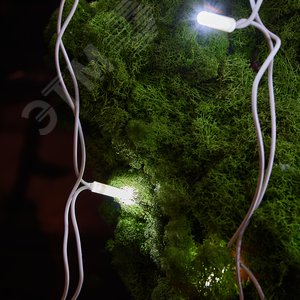 Гирлянда Занавес светодиодный с эффектом мерцания 3х2 м Соединяемый 240 светодиодов белый провод ULD-C2030-240/TWK WHITE IP67 4