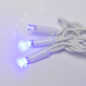 ULD-C2030-240/SWK BLUE IP67 Занавес светодиодный со статическим свечением, 3х2м. Соединяемый. 240 светодиодов. Синий свет. Провод белый. TM Uniel. (UL-00001363) 5