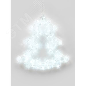 ULD-H3543-070/STA WHITE IP20 XMAS TREE Фигура светодиодная Ёлочка, 35х43 см. Подвесная. 70 светодиодов. Белый свет. Провод прозрачный. TM Uniel. (UL-00001405) 6