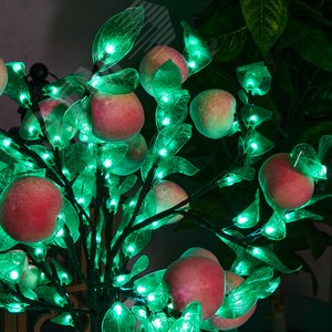 ULD-T6095-240/SBA WHITE IP20 PEACH Дерево светодиодное Персик, 95см. 240 светодиодов. Белый свет. Провод черный. TM Uniel. (UL-00001408) 2