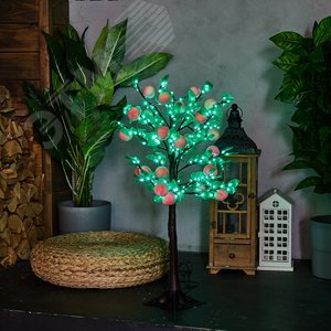 ULD-T6095-240/SBA WHITE IP20 PEACH Дерево светодиодное Персик, 95см. 240 светодиодов. Белый свет. Провод черный. TM Uniel. (UL-00001408) 3