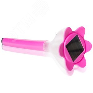 Светильник светодиодный садовый USL-C-420/PT305 PINK CROCUS на солнечной батарее, белый свет. 1хLR Ni-Mh аккумулятор в/к. IP44 - фото 2