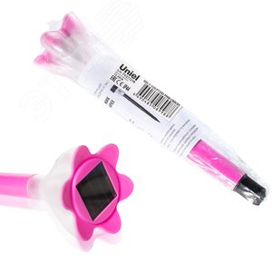 Светильник светодиодный садовый USL-C-420/PT305 PINK CROCUS на солнечной батарее, белый свет. 1хLR Ni-Mh аккумулятор в/к. IP44 - фото 5