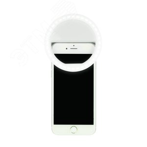 S-HL100-B White Фонарь серии Стандарт «Selfie light». 36 LED. 2хААА н/к. Пластик. Белый. TM Uniel. (SHL100BW) - UNIEL