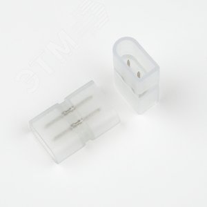 UTC-K-12/N21 CLEAR 025 POLYBAG коннектор для LED лент ULS-N21 NEON 220В, 8x16мм, 2 контакта. прозрачный. 25 шт в упак | UL-00002929 | Uniel - UNIEL