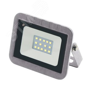ULF-Q592 10W/DW SENSOR IP65 220-240B SILVER Прожектор светодиодный с датчиком движения и освещенности. Дневной свет (6500K). Корпус серебристый. ТМ Volpe. (ULF-Q592-1231) - UNIEL