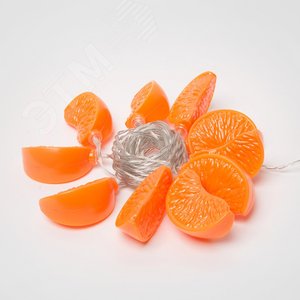 ГирляндаLEDснабат.WARMWHITEIP20ORANGE - UNIEL