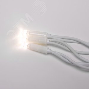 Гирлянда Занавес светодиодный с эффектом мерцания 3х2 м Соединяемый 240 светодиодов теплый белый провод 5