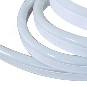 Лента светодиодная гибкая герметичная ULS-N21-2835-120LED/m-8mm-IP67-220V-8W/m-50M-RED. NEON. Бобина 50 м. Красный свет - фото 5