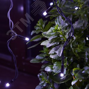 Занавес светодиодный с эффектом мерцания 3х2м ULD-C2030-240/TBK WHITE IP67 Соединяемый 240 светодиодов Белый свет Провод черный TM Uniel (UL-00003939) 4