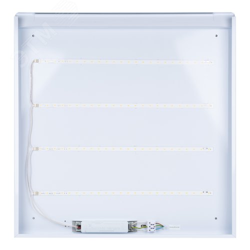 Светильник светодиодный потолочный универсальный. Холодный свет (5000K). 4400Лм. Корпус белый. В комплекте с и/п. ТМ 4