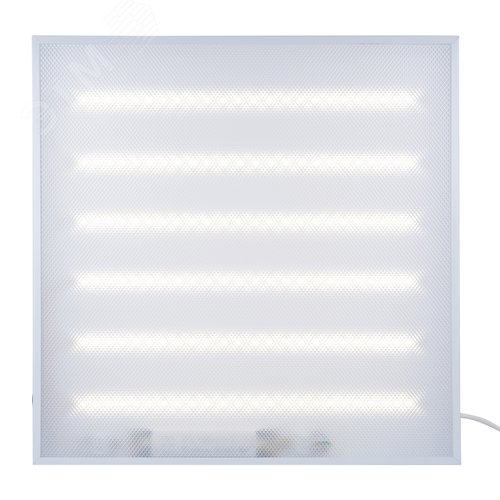 Светильник светодиодный потолочный универсальный. Холодный свет (5000K). 6600Лм. Корпус белый. В комплекте с источником питания 11