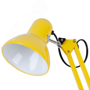 Светильник настольный Е27 60W Механический выключатель TLI-221 LIGHT YELLOW E27 Желтый - фото 3