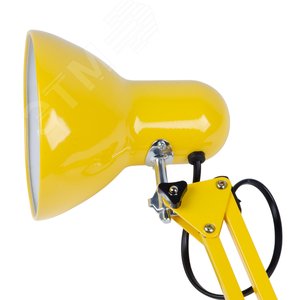 Светильник настольный Е27 60W Механический выключатель TLI-221 LIGHT YELLOW E27 Желтый - фото 2