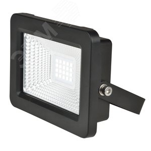 ULF-F19-20W/4000K IP65 175-250В BLACK Прожектор LED. 20вт, 4000К, черный | UL-00005151 | Uniel - UNIEL