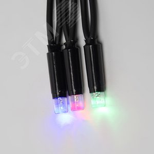 Гирлянда светодиодная с контроллером 10 м 120 светодиодов разноцветный свет, черный провод ULD-S1000-120/DBA MULTI IP67 2