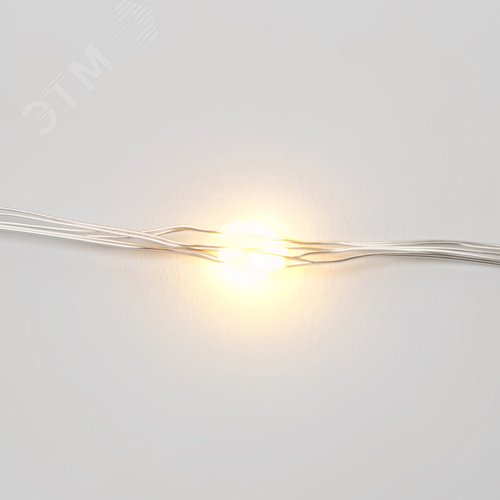 ULD-S0500-050/SCB/2AA WARM WHITE IP20 DEW Гирлянда светодиодная на батарейках 2AA (не в/к), «Роса», 5м. 50 светодиодов. Теплый белый свет. Провод медный. TM Uniel. (UL-00005265) - фото 3