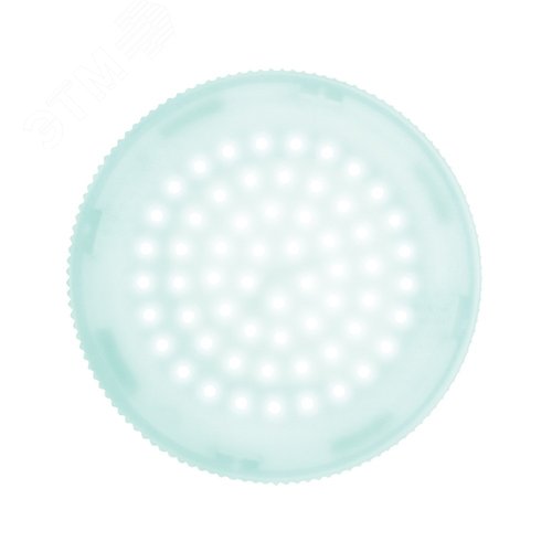 Лампа светодиодная матовая LED-GX53-10W-6500K-GX53-FR PLZ01WH Дневной свет 6500K Картон ТМ