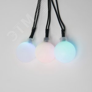 ULD-S0500-030/DGA RGB IP20 RAINBOW-1 Гирлянда светодиодная «Радуга-1», 5м. 30 светодиодов. RGB свет. Провод зеленый. ТМ Uniel (UL-00005470) - фото 4