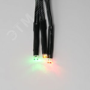 ULD-S0600-400/DGA MULTI IP20 FIRECRACKER Гирлянда LED с контр. «Фейерверк», 6м. 400 диодов. мультиколор. провод зеленый. | UL-00005478 | Uniel - фото 3