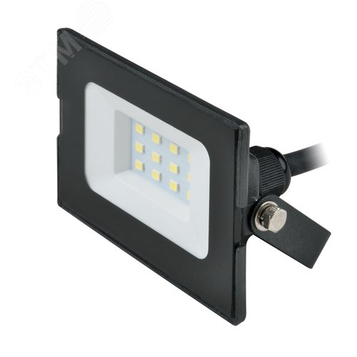 ULF-Q513 10W/3000K IP65 220-240В BLACK Прожектор  светодиодный. Теплый белый свет (3000К). Корпус   черный. TM Volpe. (UL-00005801) - фото 2