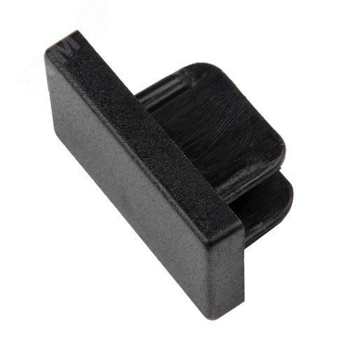 Заглушка торцевая типа G UFB-Q122 C21 BLACK 1 POLYBAG Черная - фото 2