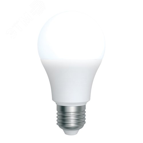 Лампа светодиодная 9 Вт матовая Белый свет 4000K Картон LED-A60-9W/4000K/E27/FR/RA95 PLK01WH - фото 2