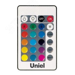 Пульт управления лампой RGB серии SMART c ИК сенсором. Черный - UNIEL