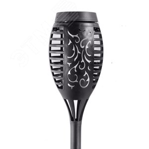 Светильник садовый на солнечной батарее USL-S-184/PM495 SMALL TORCH-1 Маленький факел-1 12 светодиодов Эффект пламени 1х2/3ААА Ni-Mh аккумулятор в/к IP44 - фото 2