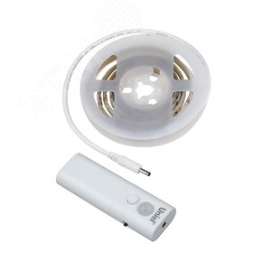 ULS-R22-1,5W/4000K/1,0M/2AA SENSOR Smart Light Комплект светодиодной ленты на самоклеящейся основе, 1м, IP65. Белый свет(4000К). Батарейки 2АА, не в/к. ТМ Uniel. (UL-00006561)