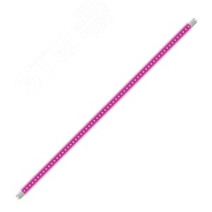 Лампа светодиодная для растений. LED-T8-18W/SPSB/G13/CL PLP30WH Форма T8, прозрачная. Спектр для рассады и цветения. ТМ . - фото 2