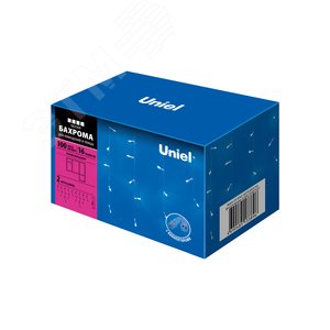 ULD-B2007-100/TTK WHITE IP44 Бахрома светодиодная с эффектом мерцания, 2м. Соединяемая. 100 светодиодов. Белый свет. Провод прозрачный. ТМ Uniel (UL-00007209) - UNIEL