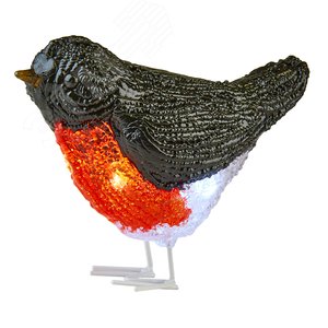 Фигура светодиодная Птички 5 штук 17х13см 40 светодиодов ULD-M1713-040/STA WHITE IP20 BIRDS5 Белый свет Провод прозрачный TM Uniel (UL-00007287) - UNIEL