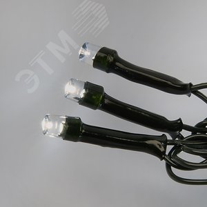 Гирлянда светодиодная, 20 м 200 светодиодов ULD-S2000-200/DGA WHITE IP20 зеленый провод - фото 3